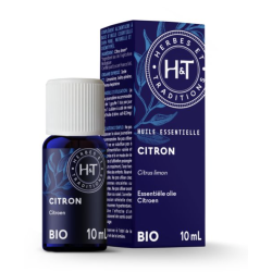 Huile essentielle citron 10ml Herbes et Traditions  dans votre magasin bio en ligne Etiketbio.eu