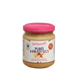 PUREE 4 FRUITS SECS (200G) PERLAMANDE Perlamande  dans votre magasin bio en ligne Etiketbio.eu