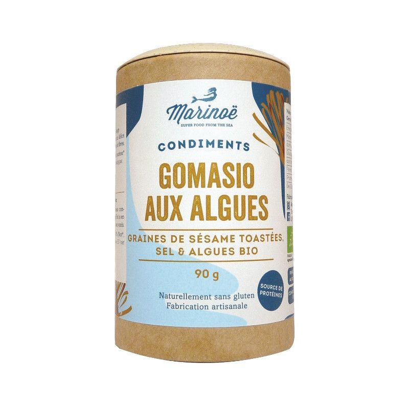 Gomasio aux algues 90gr MARINOE dans votre magasin bio en ligne Etiketbio.eu Gomasio aux algues 90gr MARINOE dans votre magasin bio en ligne Etiketbio.eu