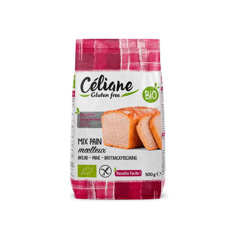 Mix pain 500g Les Recettes de Céliane  dans votre magasin bio en ligne Etiketbio.eu