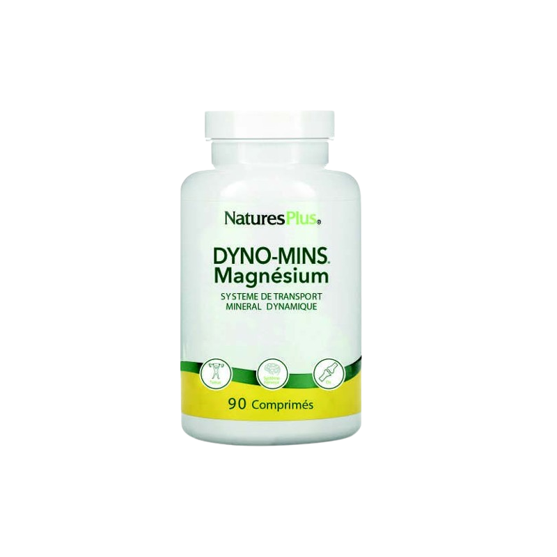 Dyno-mins magnésium 300 mg Nature's Plus  dans votre magasin bio en ligne Etiketbio.eu