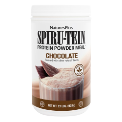 Spiru-tein chocolat 480gr Nature's Plus dans votre magasin bio en ligne Etiketbio.eu