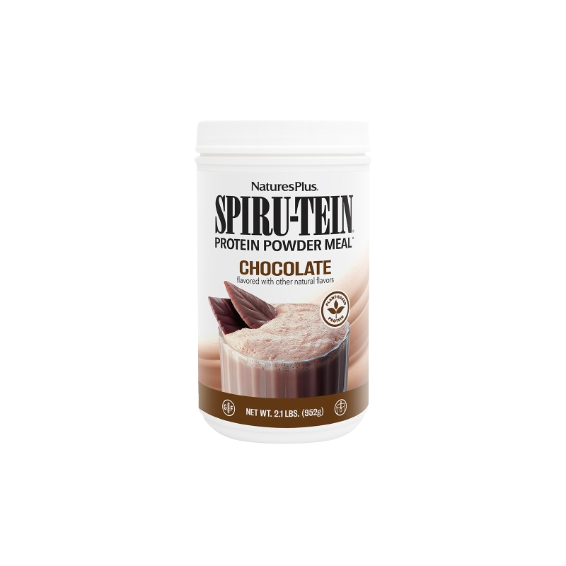 Spiru-tein chocolat 480gr Nature's Plus  dans votre magasin bio en ligne Etiketbio.eu Spiru-tein chocolat 480gr Nature's Plus  dans votre magasin bio en ligne Etiketbio.eu