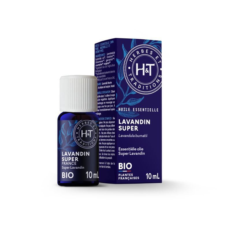 Huile essentielle lavandin super 10ml Herbes et Traditions dans votre magasin bio en ligne Etiketbio.eu Huile essentielle lavandin super 10ml Herbes et Traditions dans votre magasin bio en ligne Etiketbio.eu