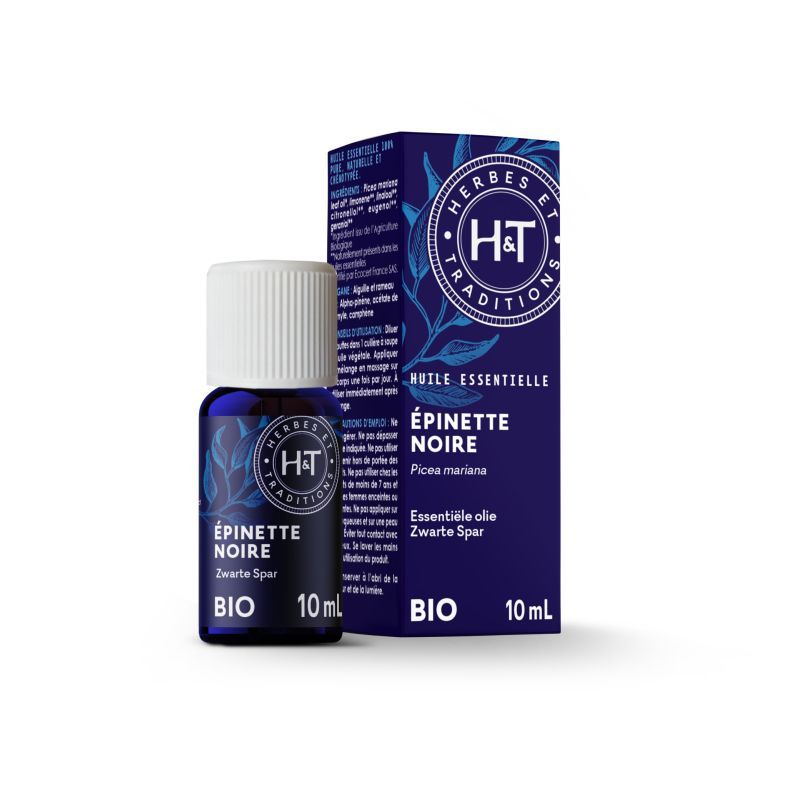 Huile essentielle epinette noir 10ml Herbes et Traditions dans votre magasin bio en ligne Etiketbio.eu Huile essentielle epinette noir 10ml Herbes et Traditions dans votre magasin bio en ligne Etiketbio.eu