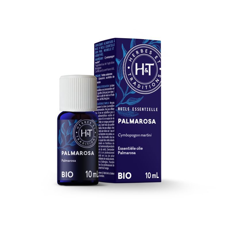 Hule essentielle palmarosa 10ml Herbes et Traditions dans votre magasin bio en ligne Etiketbio.eu Hule essentielle palmarosa 10ml Herbes et Traditions dans votre magasin bio en ligne Etiketbio.eu
