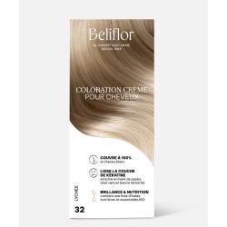 Coloration crème n°32 lychee Beliflor  dans votre magasin bio en ligne Etiketbio.eu