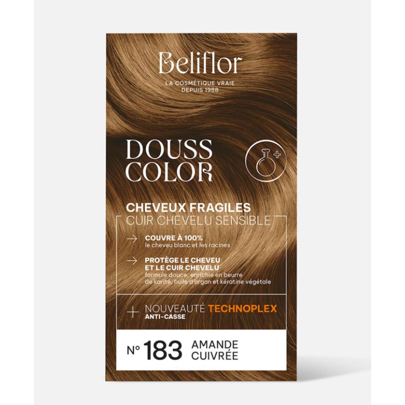 Coloration Douss Color n°183 Amande Cuivrée BELIFLOR dans votre magasin bio en ligne Etiketbio.eu Coloration Douss Color n°183 Amande Cuivrée BELIFLOR dans votre magasin bio en ligne Etiketbio.eu