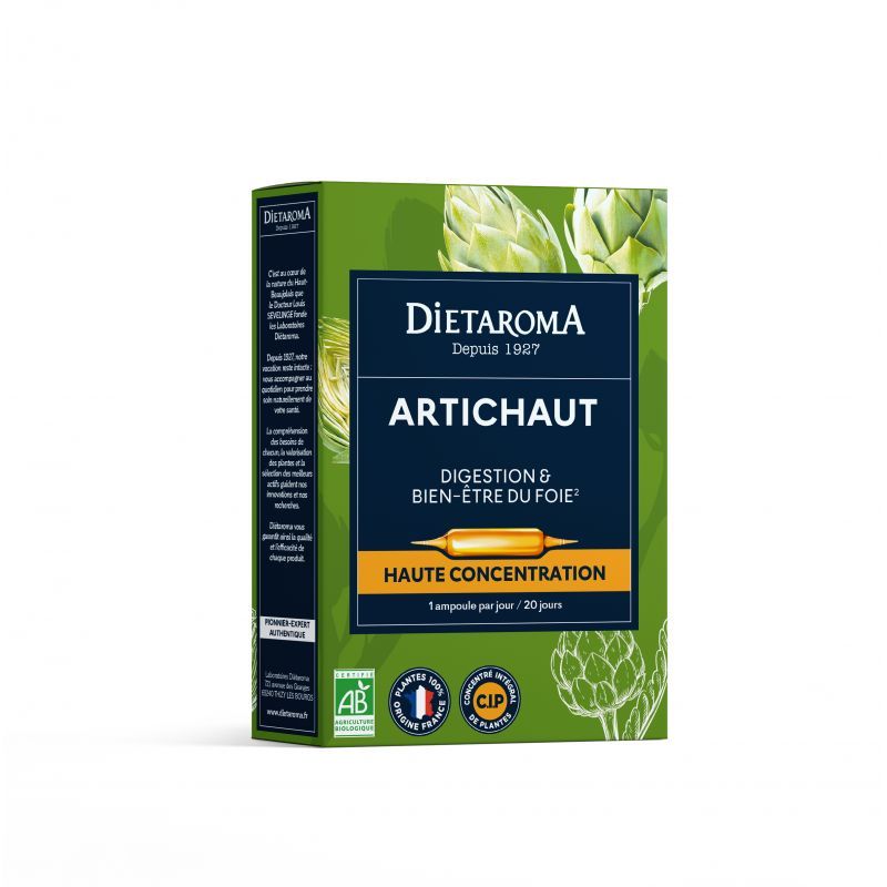 Cip artichaut 20amp Dietaroma dans votre magasin bio en ligne Etiketbio.eu Cip artichaut 20amp Dietaroma dans votre magasin bio en ligne Etiketbio.eu