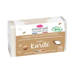 Savonnettes karite 100gr Emma Noël  dans votre magasin bio en ligne Etiketbio.eu