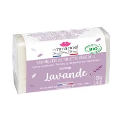 Savonnette lavande 100gr Emma Noël dans votre magasin bio en ligne Etiketbio.eu