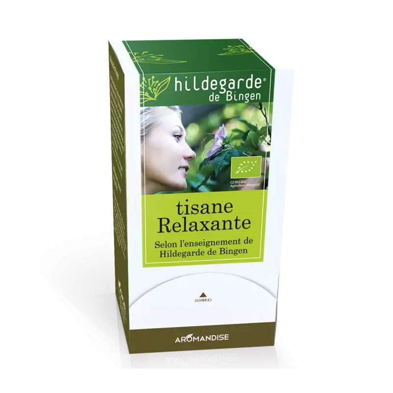 Tisane relaxante 20 sachets Aromandise  dans votre magasin bio en ligne Etiketbio.eu