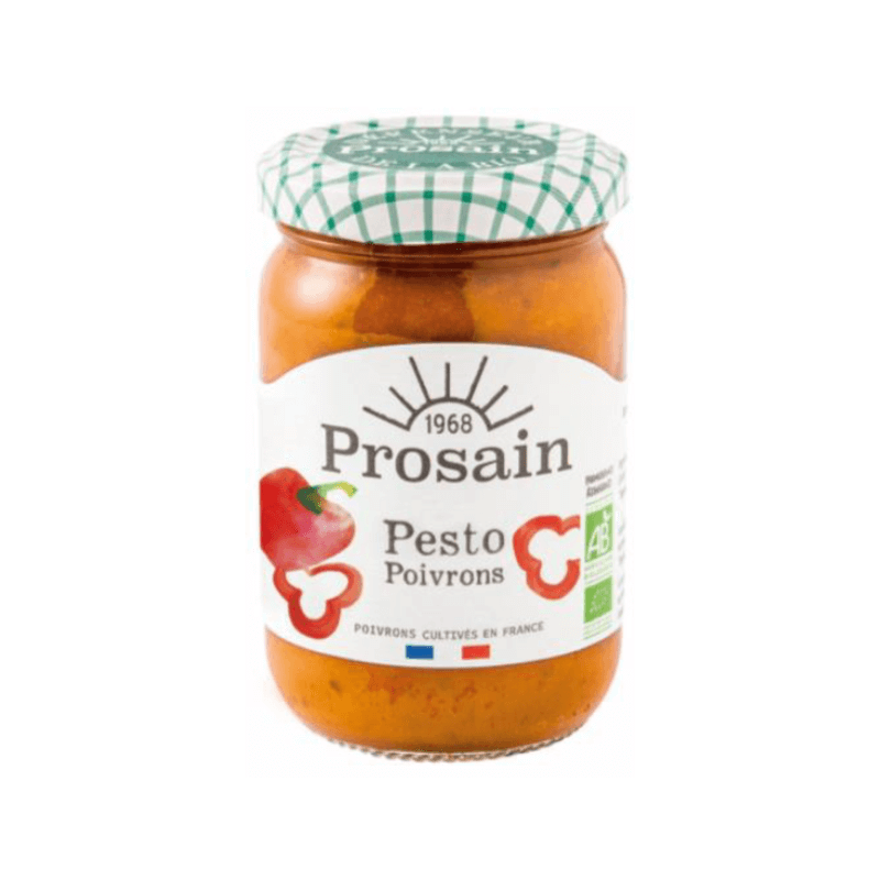 Pesto poivron 185g Prosain dans votre magasin bio en ligne Etiketbio.eu Pesto poivron 185g Prosain dans votre magasin bio en ligne Etiketbio.eu