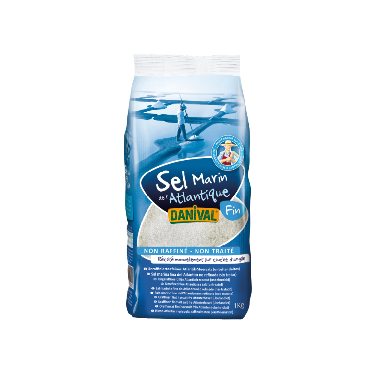 Sel fin de l'atlantique - 1kg Danival  dans votre magasin bio en ligne Etiketbio.eu