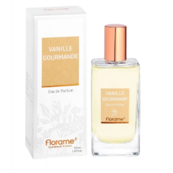 Eau de parfum vanille gourmande 50ml Florame  dans votre magasin bio en ligne Etiketbio.eu