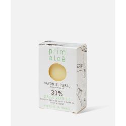Savon surgras 30% aloe vera 100gr Prim Aloé  dans votre magasin bio en ligne Etiketbio.eu