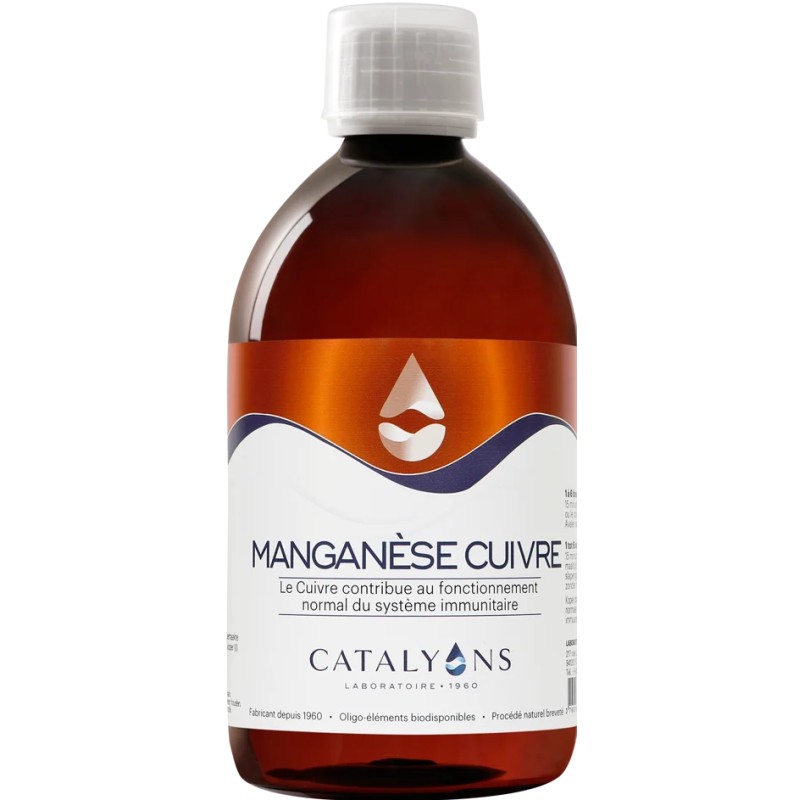 MANGANESE CUIVRE 500ML CATALYON dans votre magasin bio en ligne Etiketbio.eu MANGANESE CUIVRE 500ML CATALYON dans votre magasin bio en ligne Etiketbio.eu