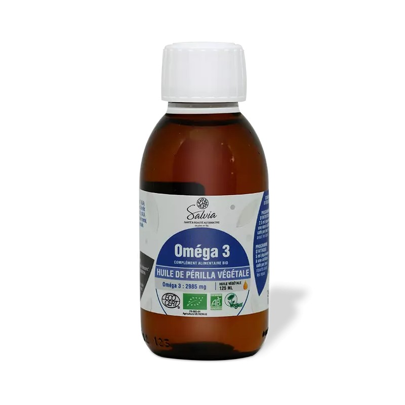 Huile complète de périlla vegan 125ml Salvia  dans votre magasin bio en ligne Etiketbio.eu