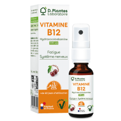 VITAMINE B12 VEGAN SPRAY 20ML DPLANTES  dans votre magasin bio en ligne Etiketbio.eu