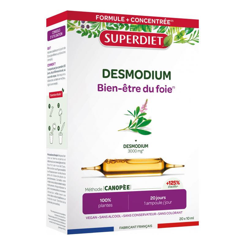 Desmodium x20amps cc Super Diet  dans votre magasin bio en ligne Etiketbio.eu