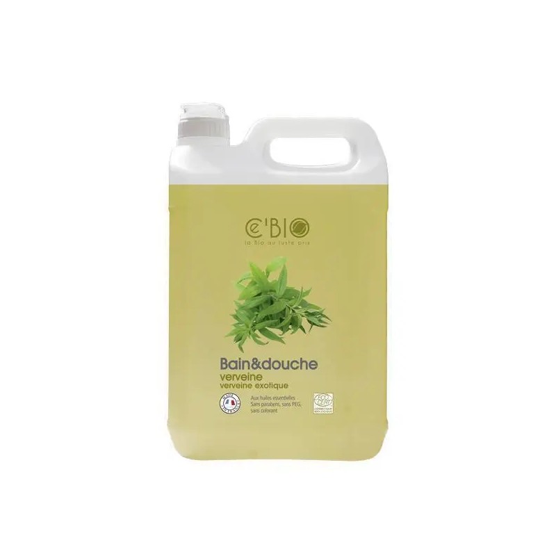 Bain & douche relaxant verveine exotique 5l	   dans votre magasin bio en ligne Etiketbio.eu