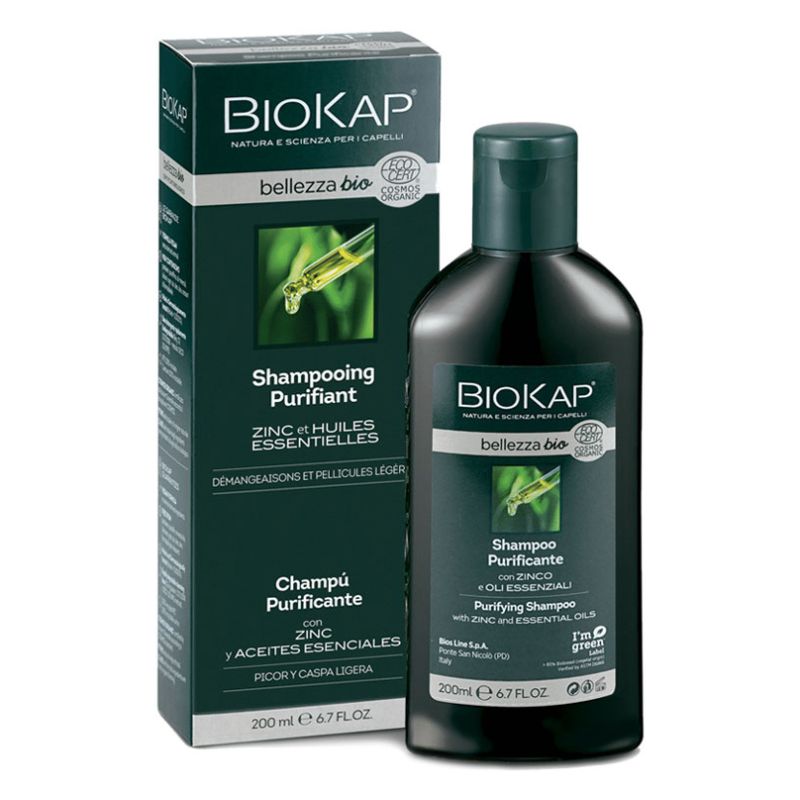 Shampooing purifiant biokap bellezza bio - 200 ml Biokap  dans votre magasin bio en ligne Etiketbio.eu