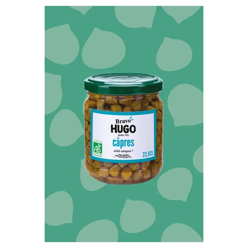 Capre surfine estragon pne 125g Bravo Hugo  dans votre magasin bio en ligne Etiketbio.eu