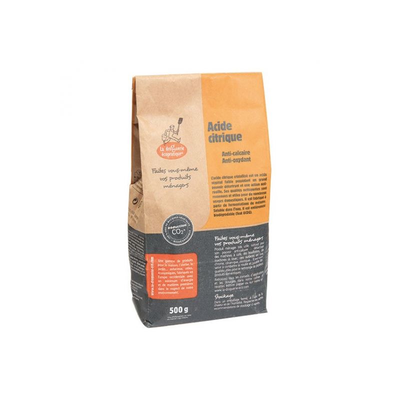 Acide citrique 500g La Droguerie Écologique dans votre magasin bio en ligne Etiketbio.eu Acide citrique 500g La Droguerie Écologique dans votre magasin bio en ligne Etiketbio.eu