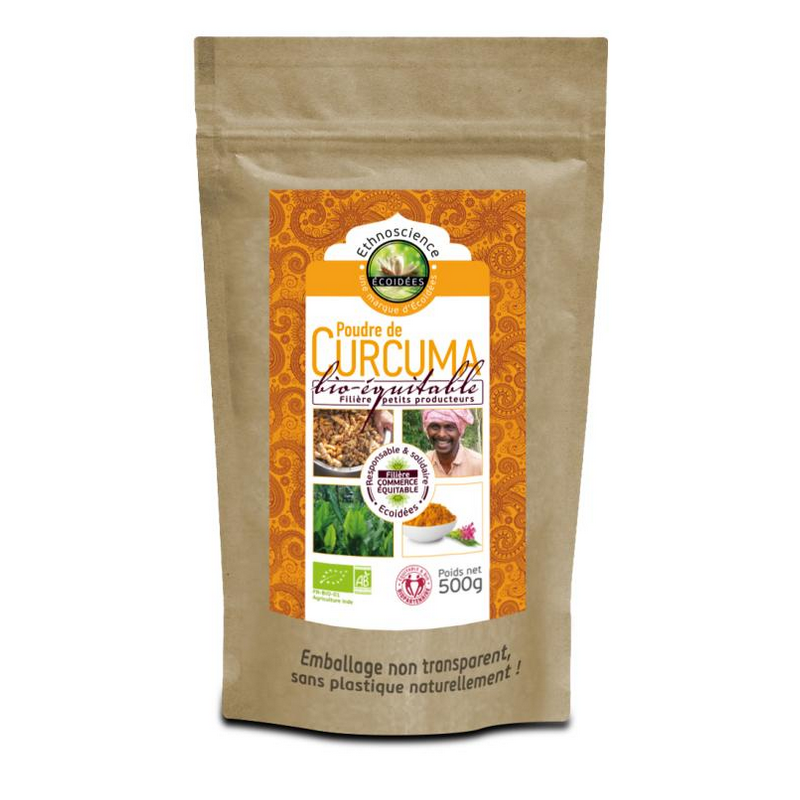Curcuma poudre 500g Ecoidées dans votre magasin bio en ligne Etiketbio.eu Curcuma poudre 500g Ecoidées dans votre magasin bio en ligne Etiketbio.eu