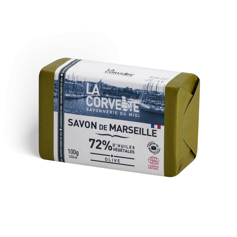 Savon de Marseille OLIVE 100G LA CORVETTE dans votre magasin bio en ligne Etiketbio.eu Savon de Marseille OLIVE 100G LA CORVETTE dans votre magasin bio en ligne Etiketbio.eu