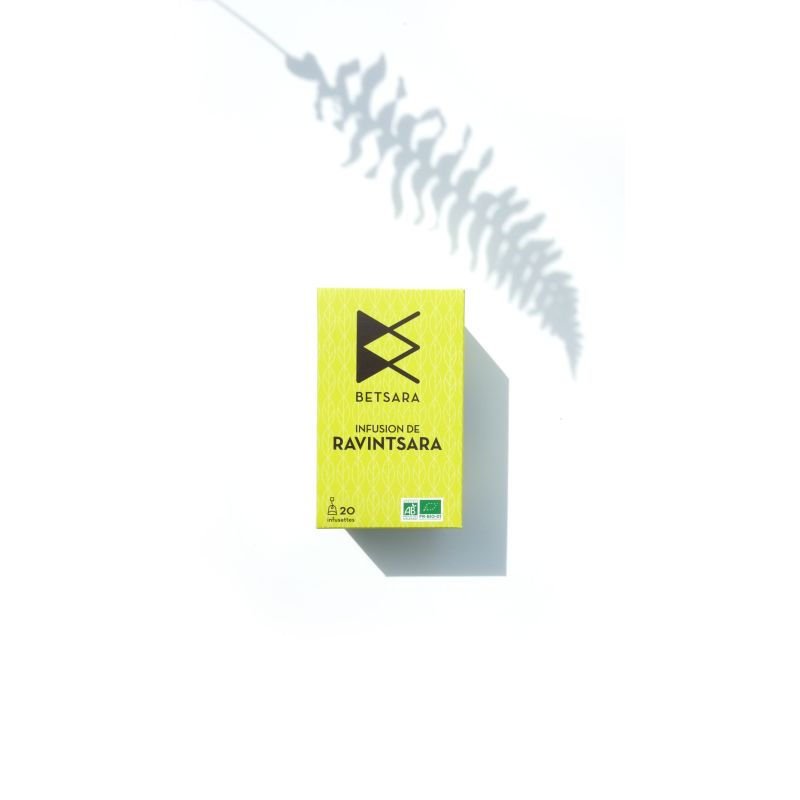 Infusion de ravinstara 27.5g Betsara  dans votre magasin bio en ligne Etiketbio.eu