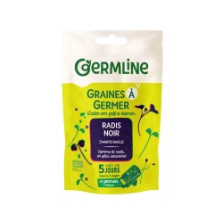 Graines a germer radis noir 50gr Germline  dans votre magasin bio en ligne Etiketbio.eu