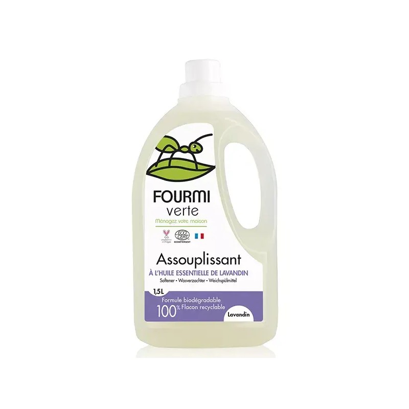 Assouplissant 1.5l Fourmi verte dans votre magasin bio en ligne Etiketbio.eu Assouplissant 1.5l Fourmi verte dans votre magasin bio en ligne Etiketbio.eu