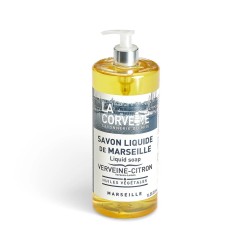 Savon liquide de marseille verveine-citron 1l La Corvette  dans votre magasin bio en ligne Etiketbio.eu