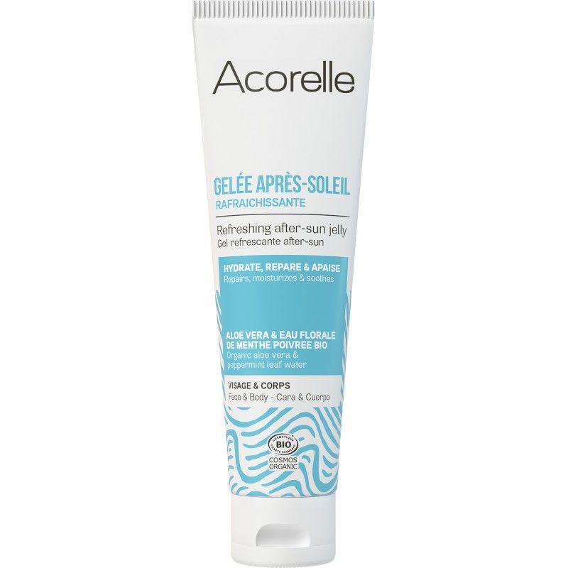 Gelee rafraîchissante apres-soleil 100ml Acorelle dans votre magasin bio en ligne Etiketbio.eu Gelee rafraîchissante apres-soleil 100ml Acorelle dans votre magasin bio en ligne Etiketbio.eu