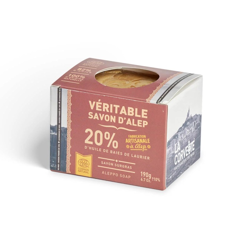 Savon alep 190g La Corvette dans votre magasin bio en ligne Etiketbio.eu Savon alep 190g La Corvette dans votre magasin bio en ligne Etiketbio.eu
