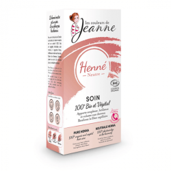 Henne neutre bio 2x50gr Les Couleurs de Jeanne  dans votre magasin bio en ligne Etiketbio.eu