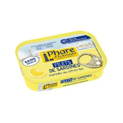Filets de sardines a la sauce citronnee 90g Phare d’Eckmühl  dans votre magasin bio en ligne Etiketbio.eu