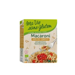 Macaroni riz complet 500g Ma Vie Sans Gluten  dans votre magasin bio en ligne Etiketbio.eu