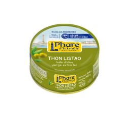 Thon listao a l'huile d'olive 160g Phare d’Eckmühl  dans votre magasin bio en ligne Etiketbio.eu