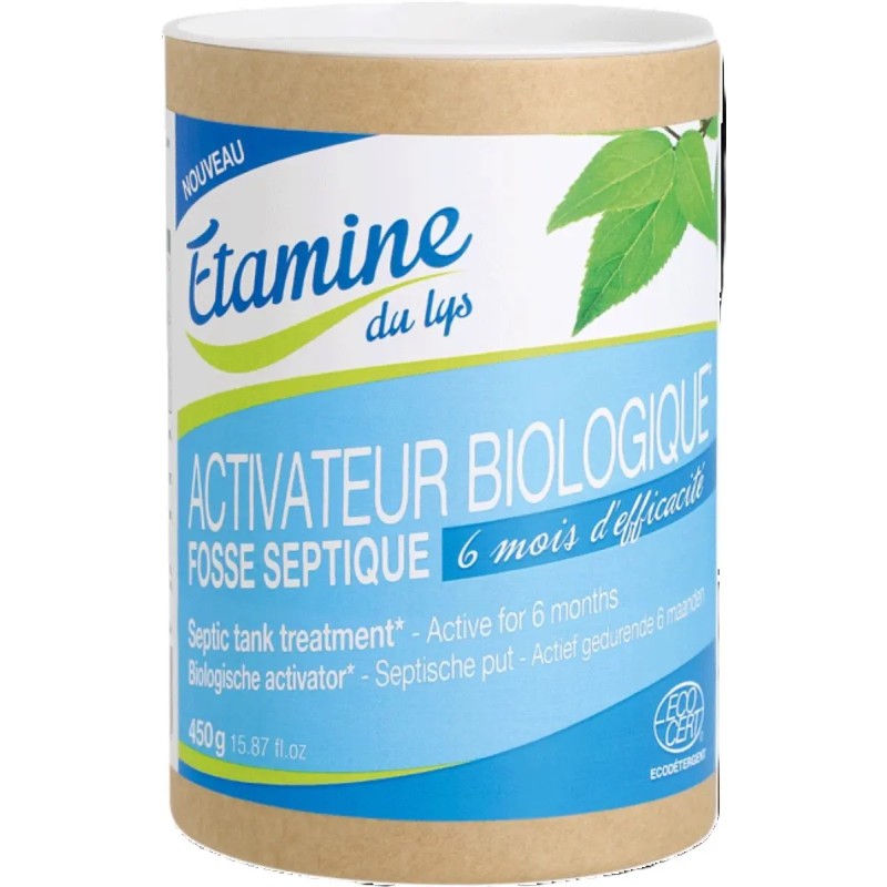 ACTIVATEUR BIOLOGIQUE Fosse septique 450g ETAMINE DU LYS dans votre magasin bio en ligne Etiketbio.eu ACTIVATEUR BIOLOGIQUE Fosse septique 450g ETAMINE DU LYS dans votre magasin bio en ligne Etiketbio.eu