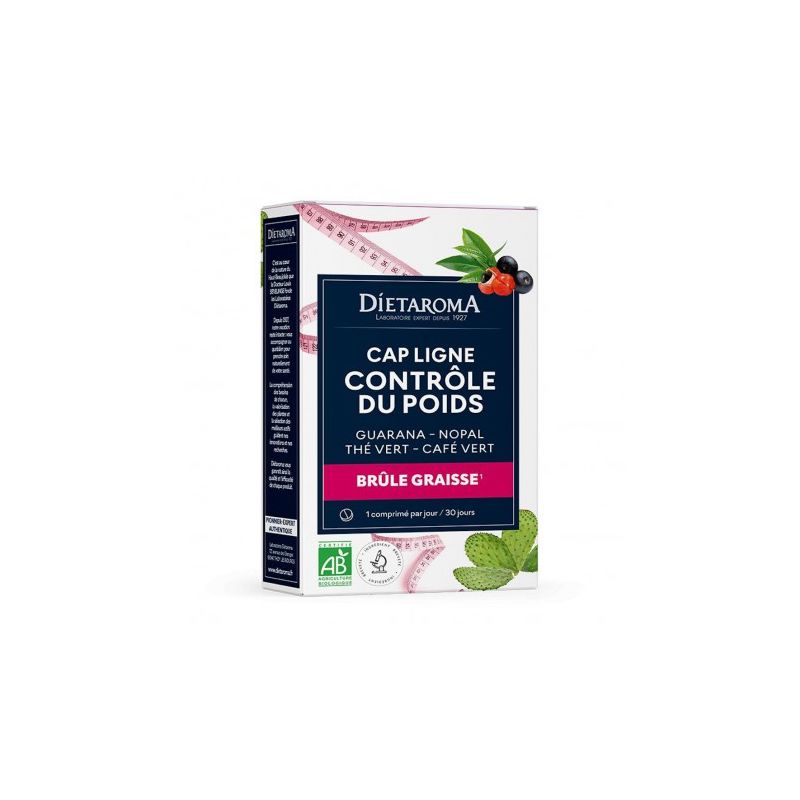 Cap ligne controle du poids 30comp Dietaroma  dans votre magasin bio en ligne Etiketbio.eu
