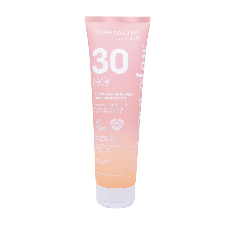Lait solaire invisible haute protection 30 alphanova daily sun (150ml) Alphanova dans votre magasin bio en ligne Etiketbio.eu Lait solaire invisible haute protection 30 alphanova daily sun (150ml) Alphanova dans votre magasin bio en ligne Etiketbio.eu