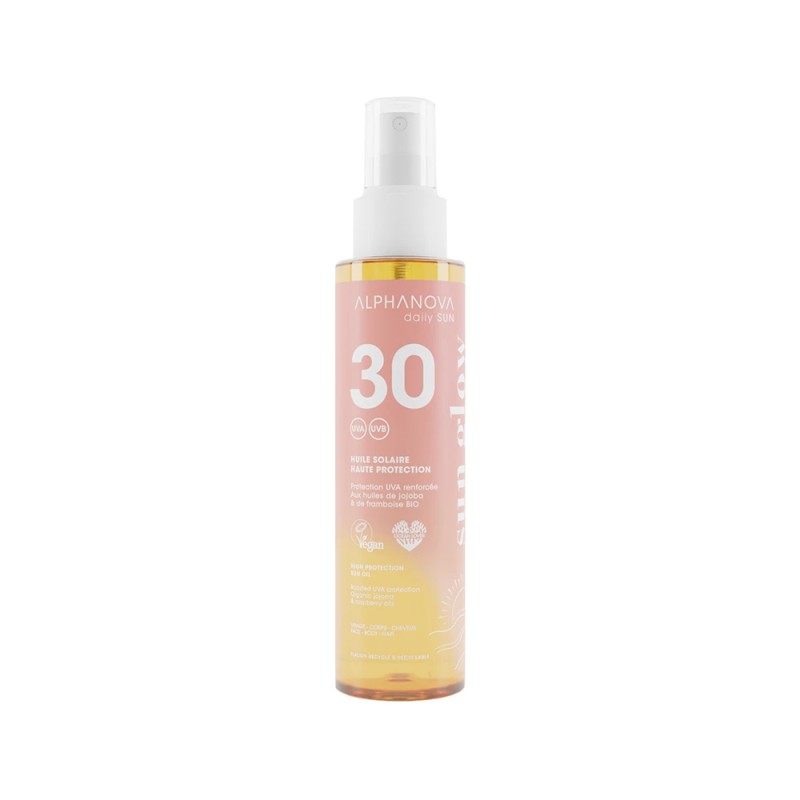 Huile solaire haute protection 30 alphanova daily sun (125ml) Alphanova dans votre magasin bio en ligne Etiketbio.eu Huile solaire haute protection 30 alphanova daily sun (125ml) Alphanova dans votre magasin bio en ligne Etiketbio.eu