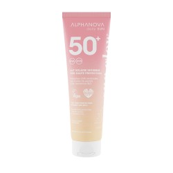 Lait solaire invisible très haute protection 50+ alphanova daily sun (150ml) Alphanova  dans votre magasin bio en ligne Etike...