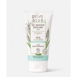 Gel douceur exfoliant 150ml Prim Aloé  dans votre magasin bio en ligne Etiketbio.eu