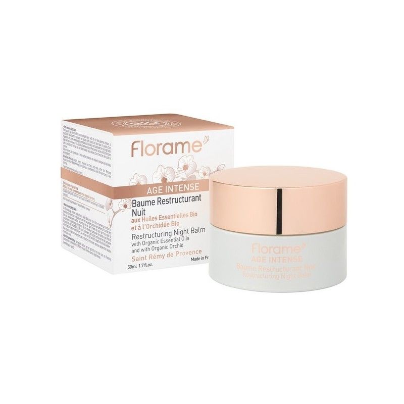 Baume restructurant nuit age intense 50ml Florame  dans votre magasin bio en ligne Etiketbio.eu