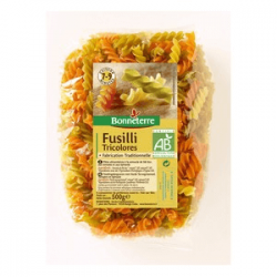 FUSILLI TRICOLORES TORSADES 500G | BONNETERRE | Acheter sur EtiketB...