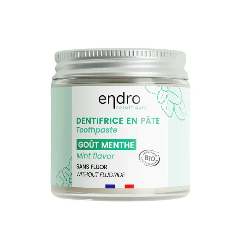 Dentifrice menthe contenant verre 185g Endro Cosmétique dans votre magasin bio en ligne Etiketbio.eu Dentifrice menthe contenant verre 185g Endro Cosmétique dans votre magasin bio en ligne Etiketbio.eu