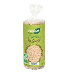 GALETTES RIZ COMPLET 130G Evernat  dans votre magasin bio en ligne Etiketbio.eu